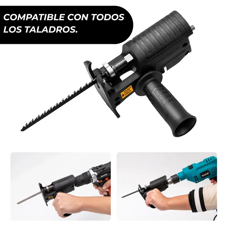 PowerSierra PRO 2.0 | Adaptador de Sierra para Taladro + Envío Gratis