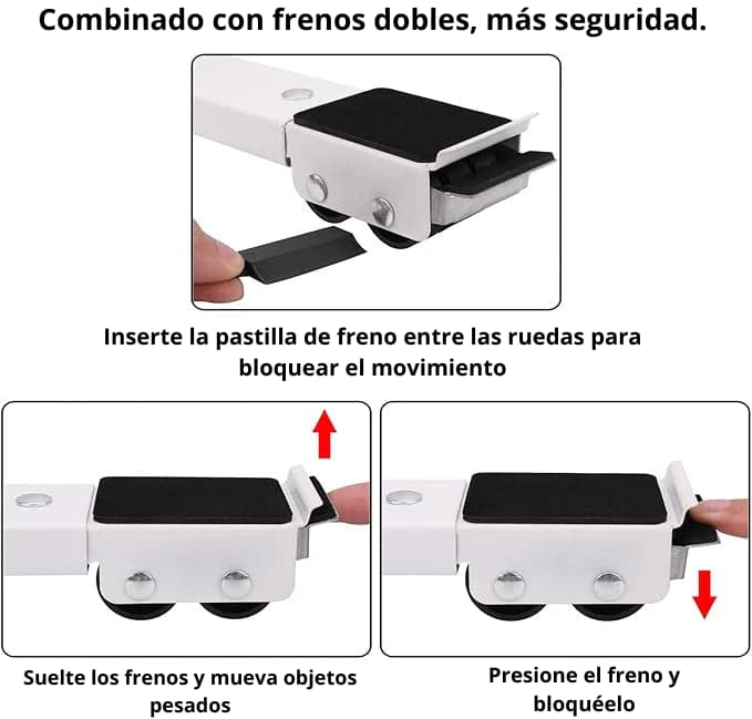 Soporte Universal Para Nevera, Lavadora, Estufa, Estanterías, Sofá, Armario... Paga al Recibir + Envío Gratis, MOVEFACIL PRO